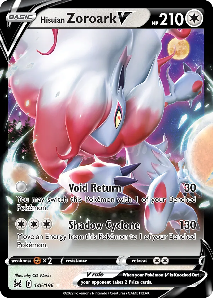 Hisuian Zoroark V — SWSH11: Lost Origin — Pokémon