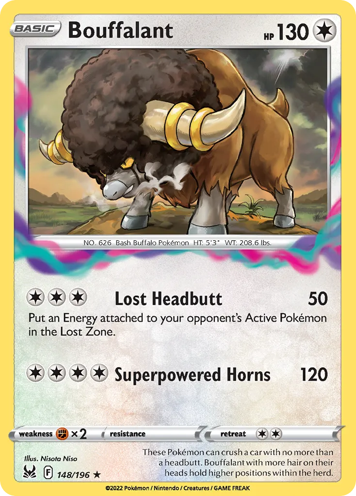 Bouffalant — SWSH11: Lost Origin — Pokémon
