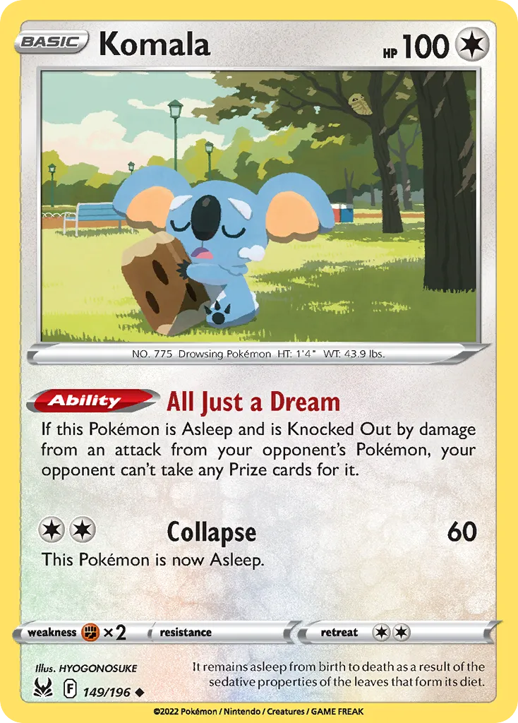 Komala — SWSH11: Lost Origin — Pokémon