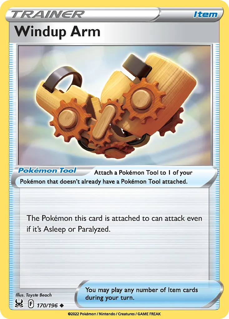 Windup Arm — SWSH11: Lost Origin — Pokémon