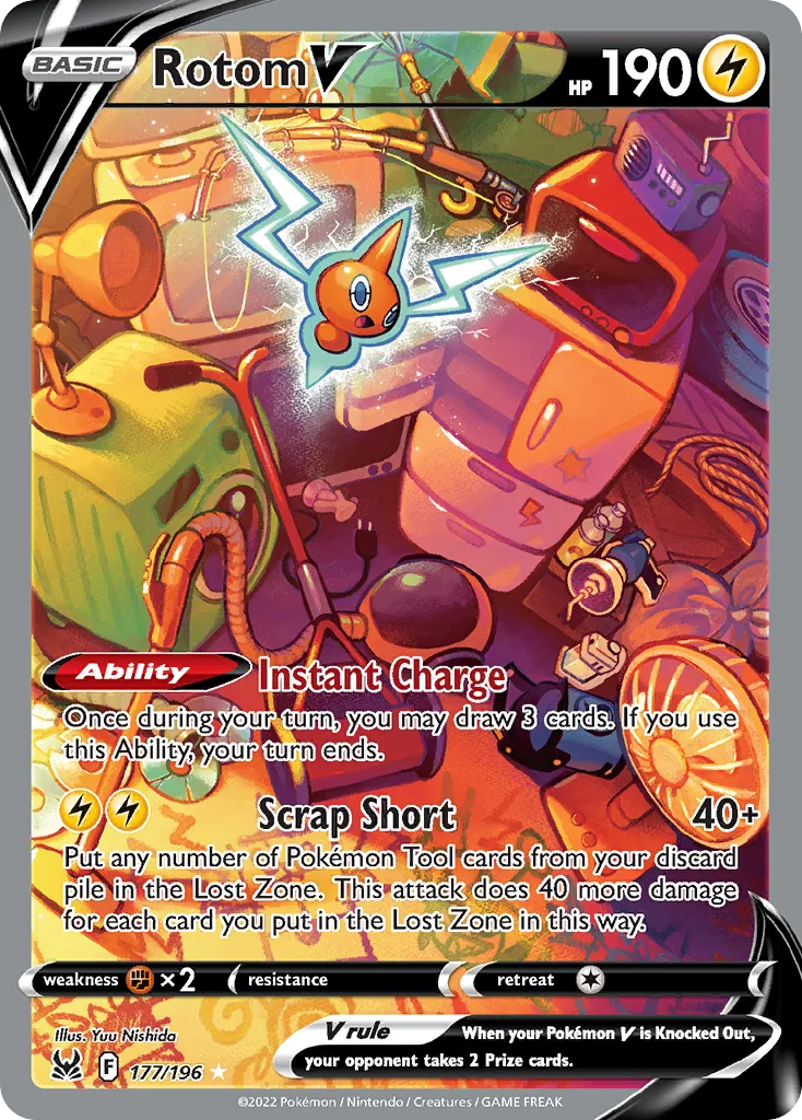 Rotom V — SWSH11: Lost Origin — Pokémon