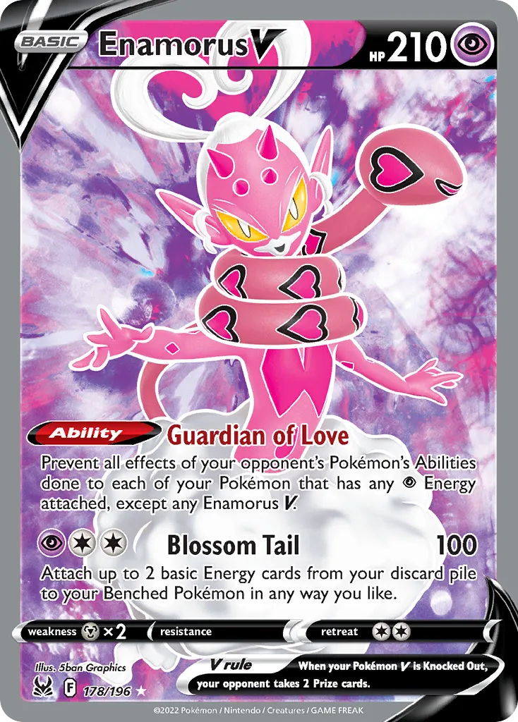 Enamorus V — SWSH11: Lost Origin — Pokémon