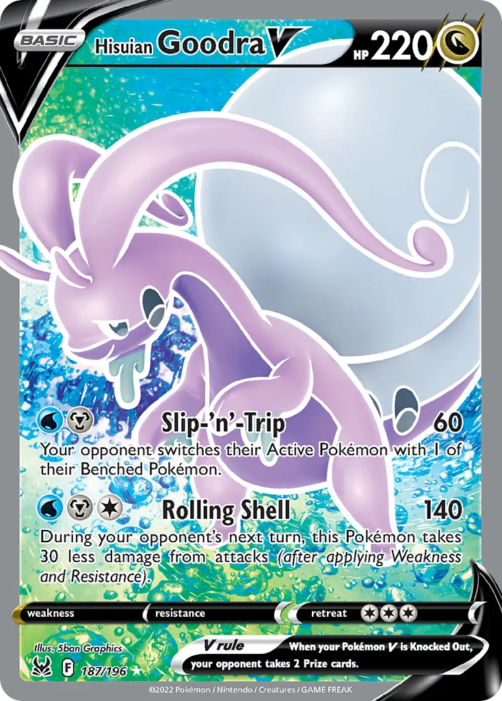 Hisuian Goodra V — SWSH11: Lost Origin — Pokémon