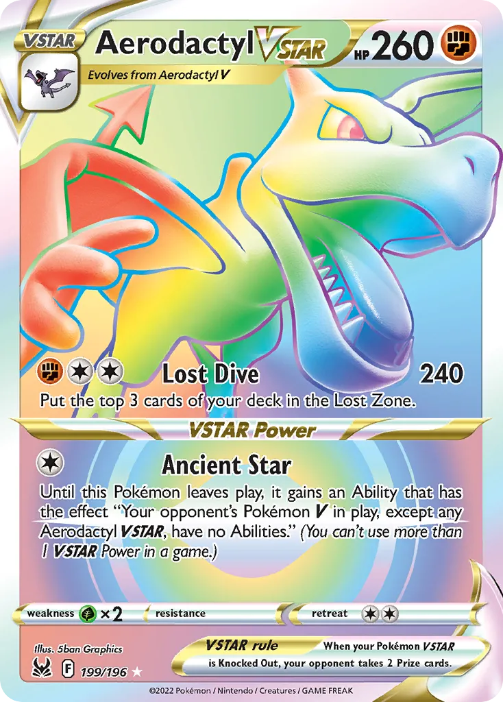 Aerodactyl VSTAR — SWSH11: Lost Origin — Pokémon