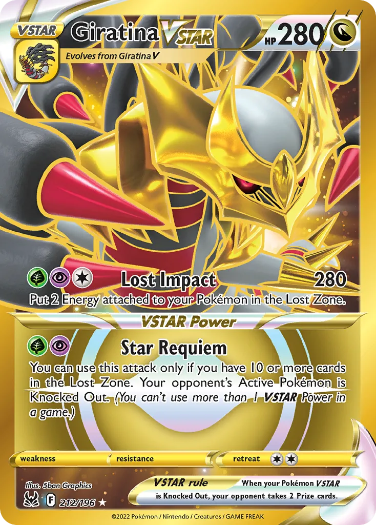 Giratina VSTAR — SWSH11: Lost Origin — Pokémon