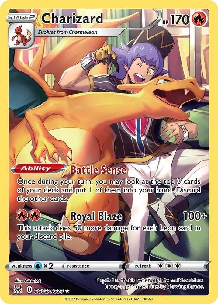Charizard — SWSH11: Lost Origin Trainer Gallery — Pokémon