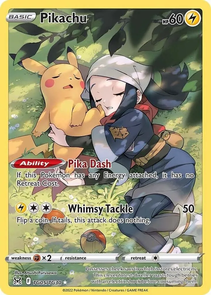 Pikachu — SWSH11: Lost Origin Trainer Gallery — Pokémon