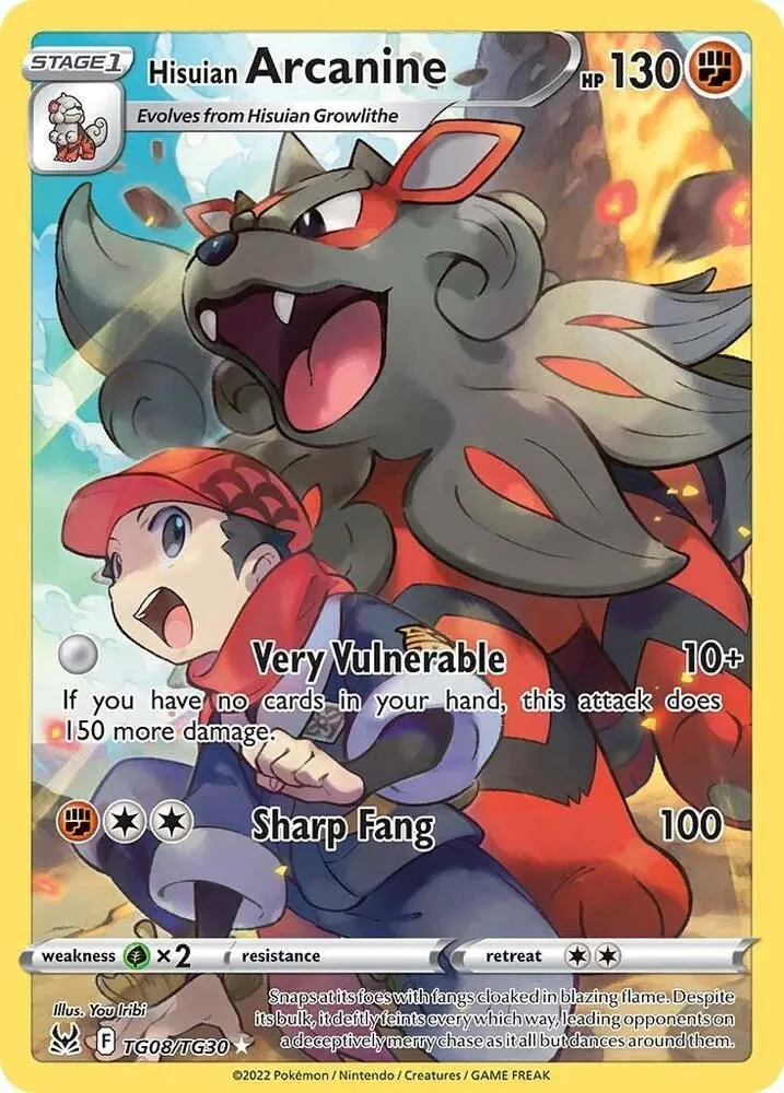 Hisuian Arcanine — SWSH11: Lost Origin Trainer Gallery — Pokemon