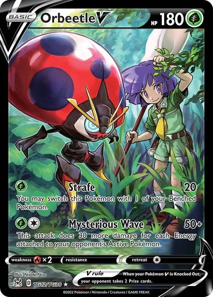 Orbeetle V — SWSH11: Lost Origin Trainer Gallery — Pokemon
