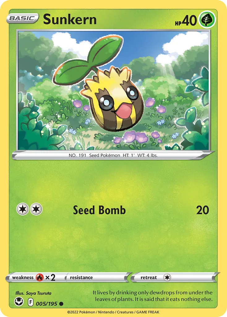 Sunkern — SWSH12: Silver Tempest — Pokémon