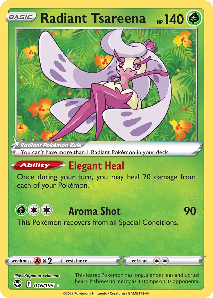 Radiant Tsareena — SWSH12: Silver Tempest — Pokémon