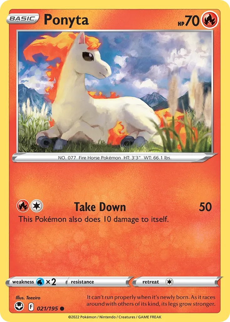 Ponyta — SWSH12: Silver Tempest — Pokémon