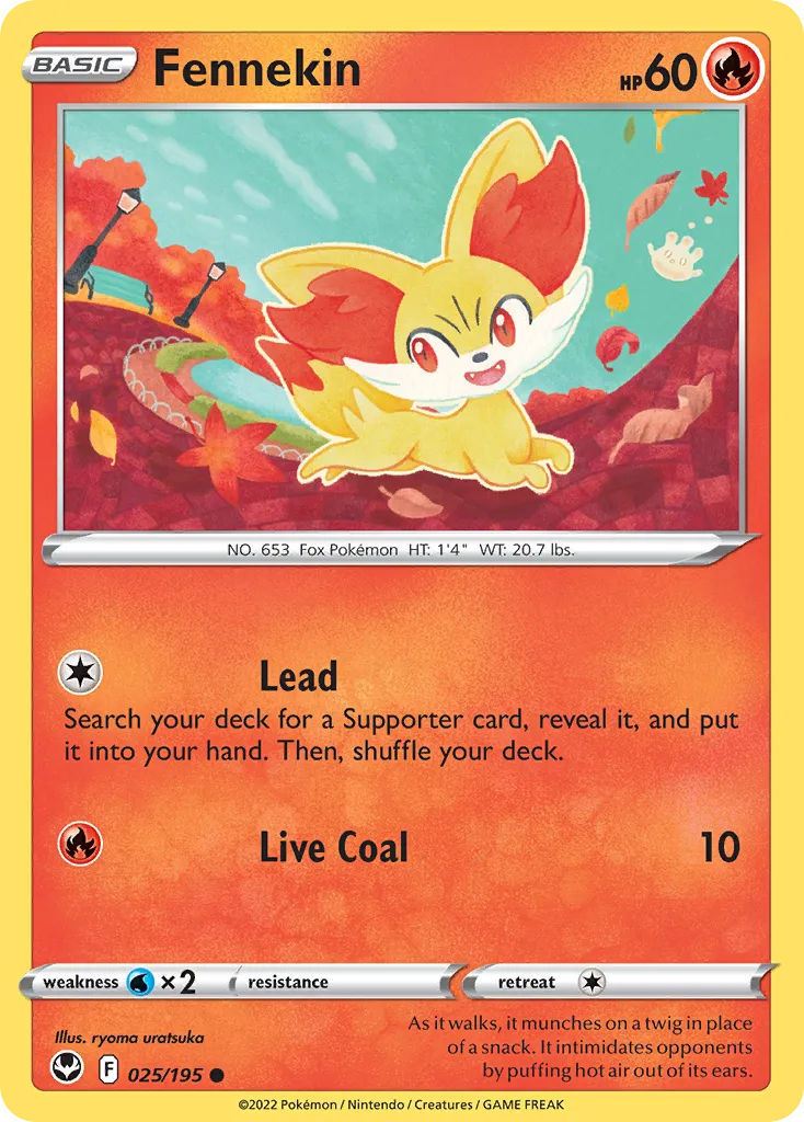 Fennekin — SWSH12: Silver Tempest — Pokémon