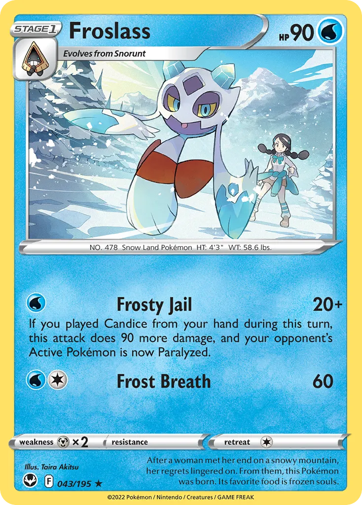Froslass — SWSH12: Silver Tempest — Pokemon