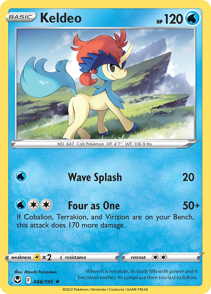 Keldeo — SWSH12: Silver Tempest — Pokemon