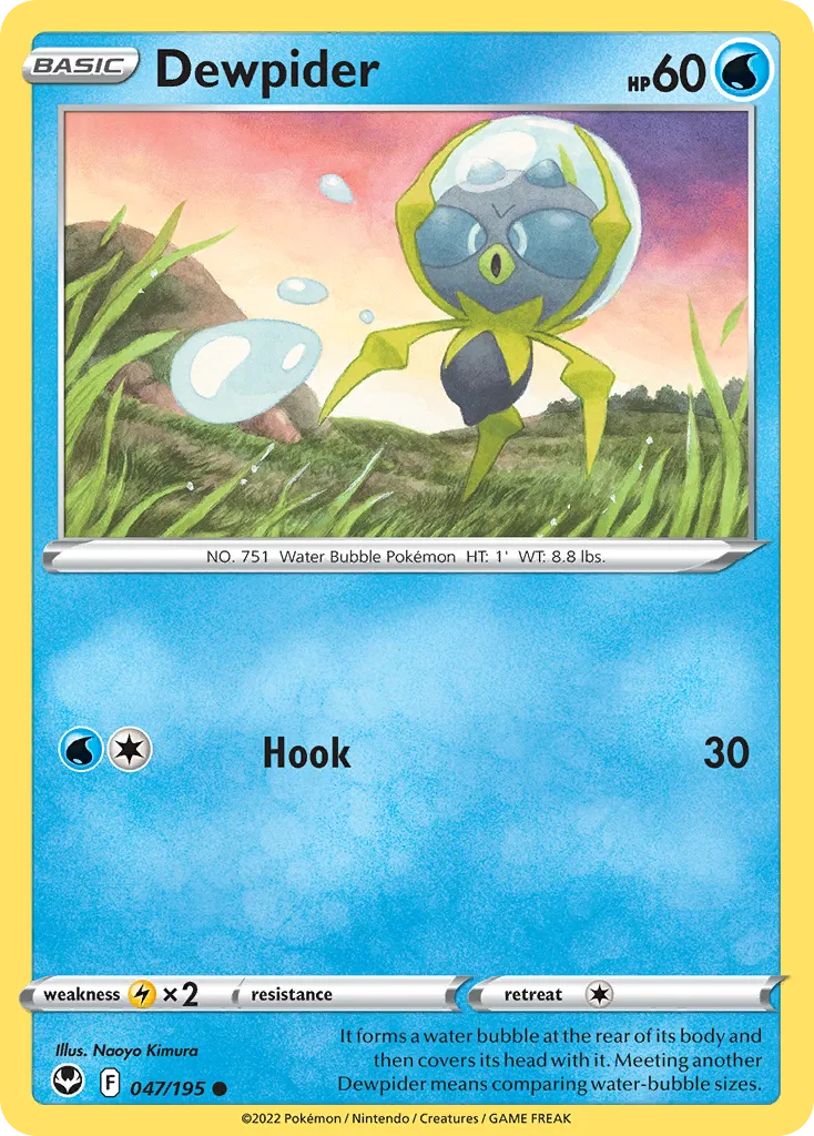 Dewpider — SWSH12: Silver Tempest — Pokémon