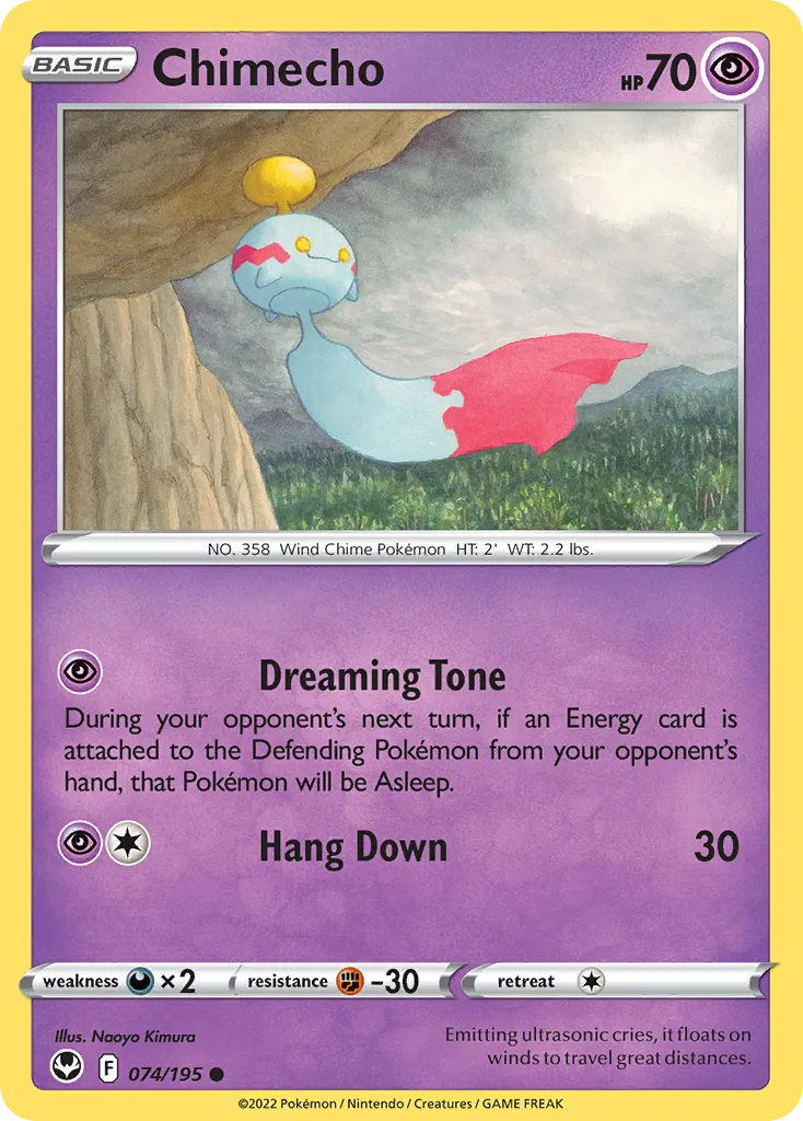 Chimecho from SWSH12: Silver Tempest - Pokemon