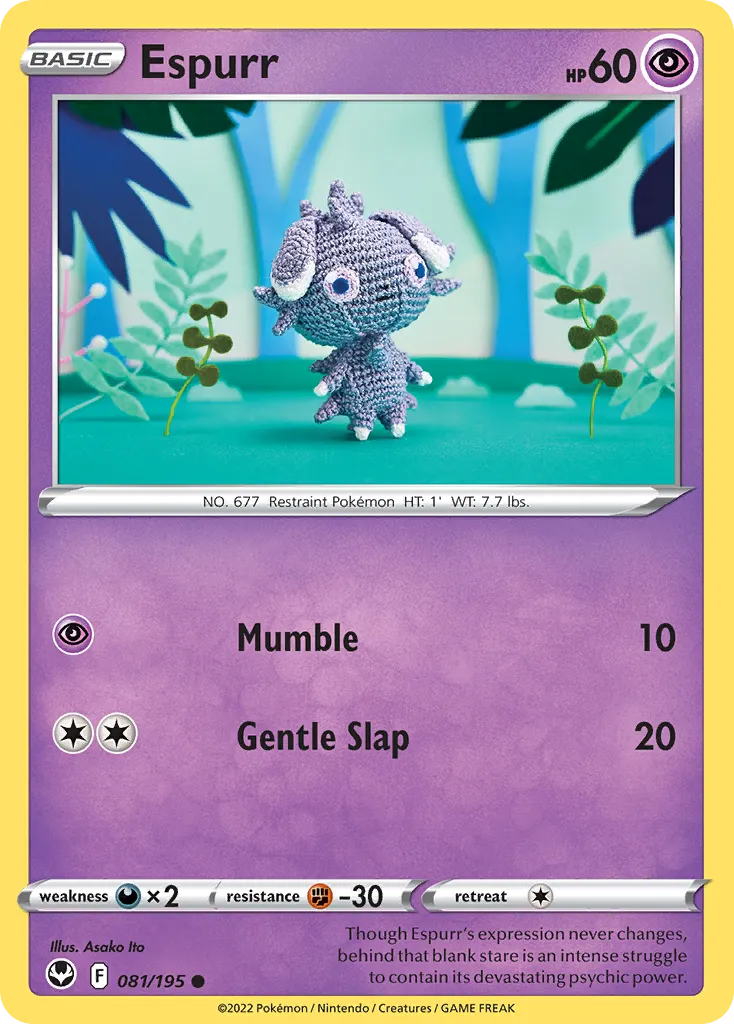 Espurr — SWSH12: Silver Tempest — Pokémon