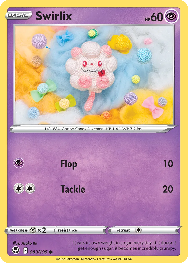 Swirlix — SWSH12: Silver Tempest — Pokémon