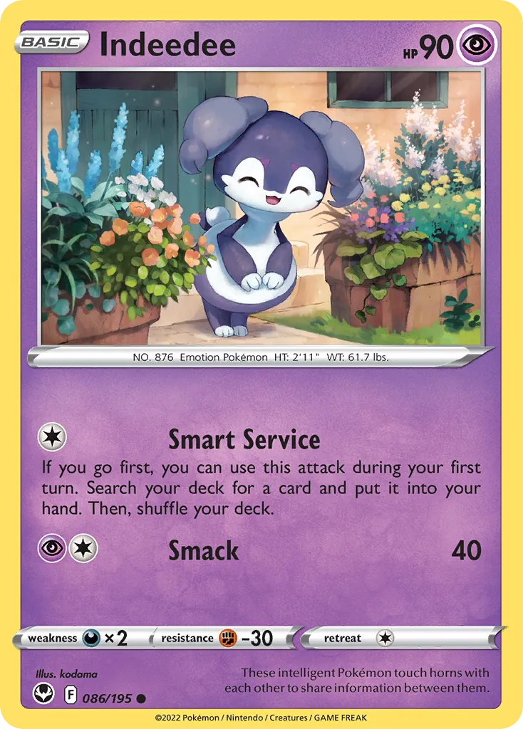 Indeedee — SWSH12: Silver Tempest — Pokémon