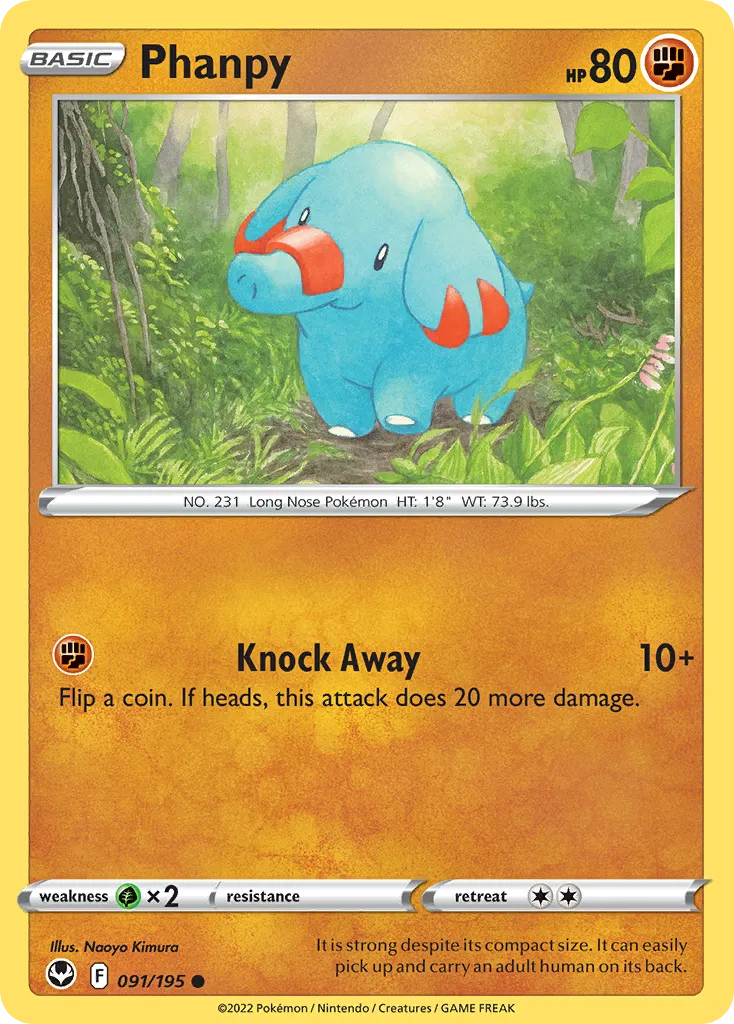 Phanpy — SWSH12: Silver Tempest — Pokémon