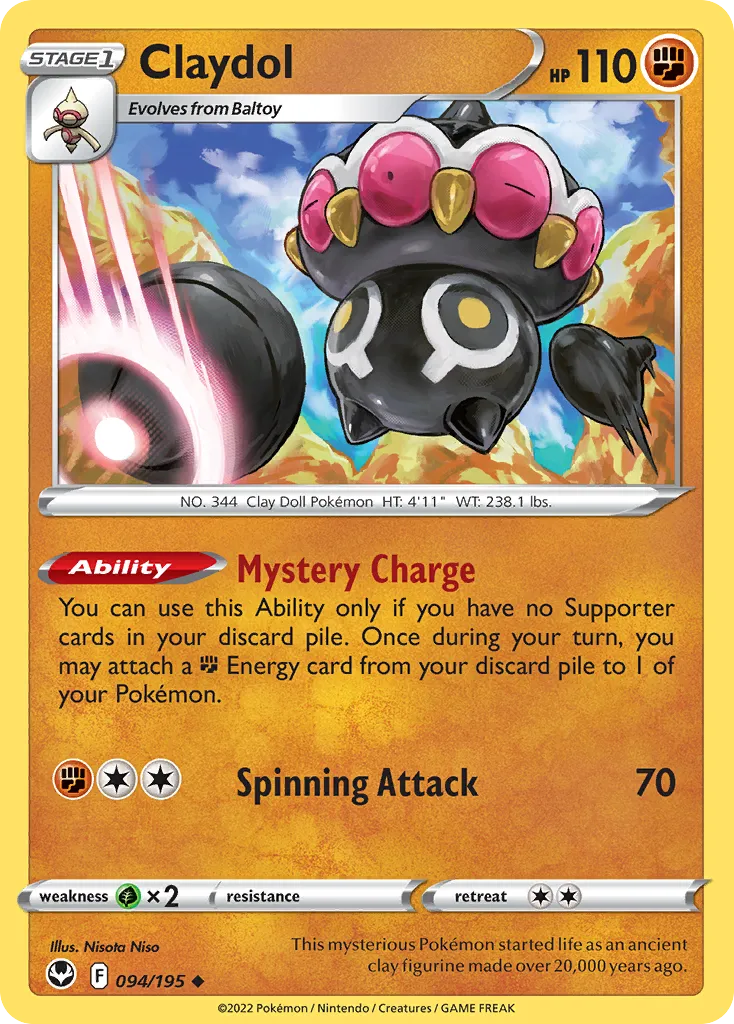 Claydol — SWSH12: Silver Tempest — Pokemon