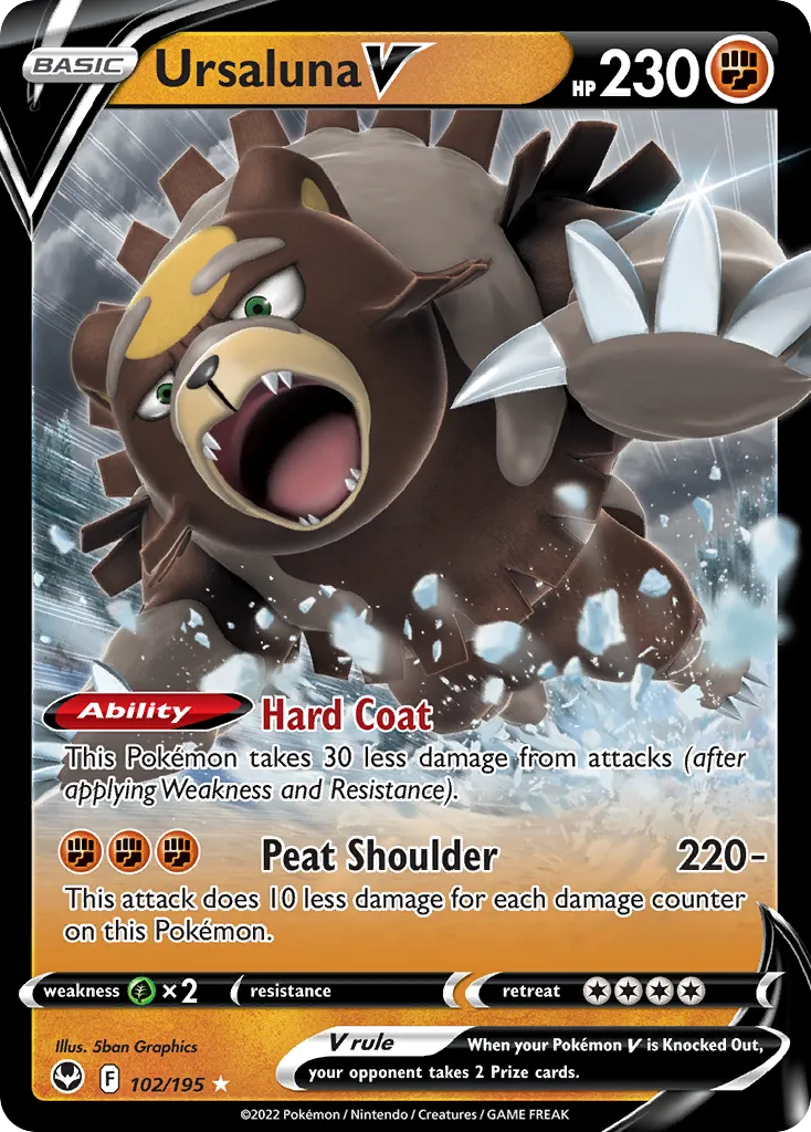 Ursaking V — SWSH12: Silver Tempest — Pokémon