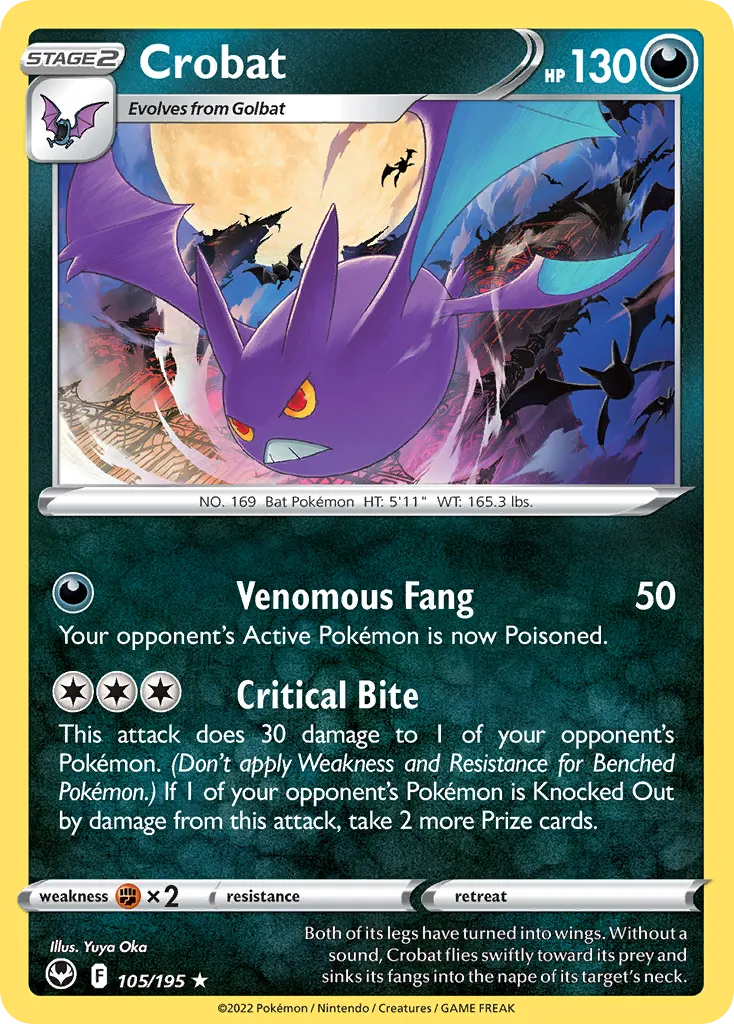 Crobat — SWSH12: Silver Tempest — Pokémon