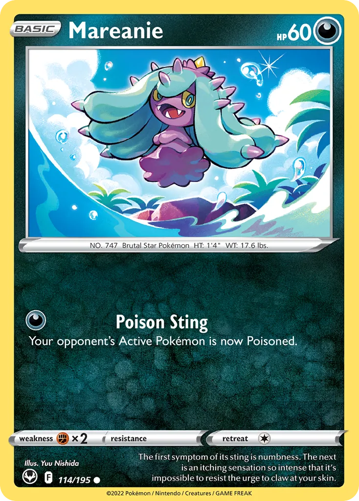 Mareanie — SWSH12: Silver Tempest — Pokémon