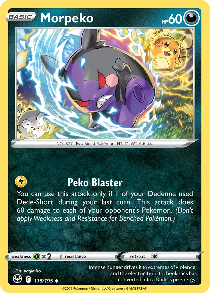 Morpeko — SWSH12: Silver Tempest — Pokémon