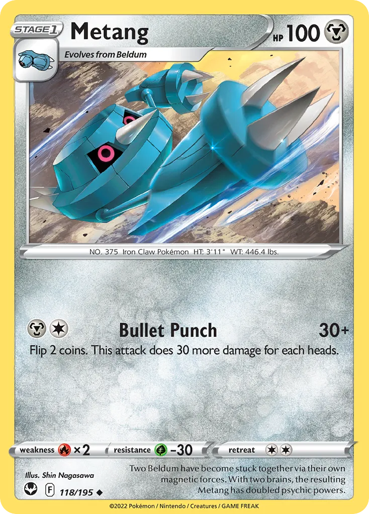 Metang — SWSH12: Silver Tempest — Pokemon