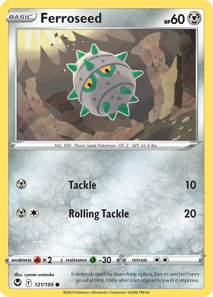 Ferroseed — SWSH12: Silver Tempest — Pokemon