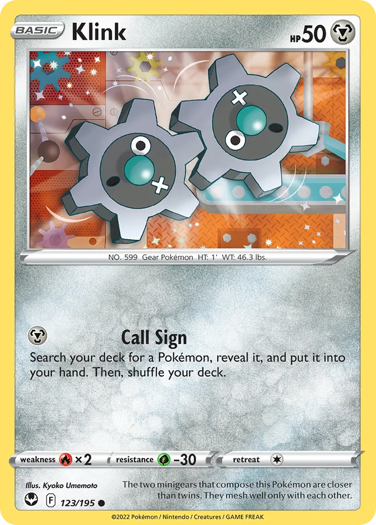 Klink — SWSH12: Silver Tempest — Pokémon