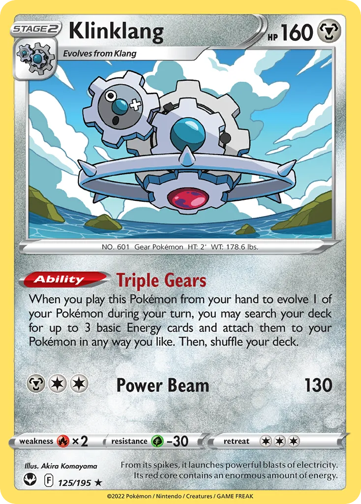 Klinklang — SWSH12: Silver Tempest — Pokémon