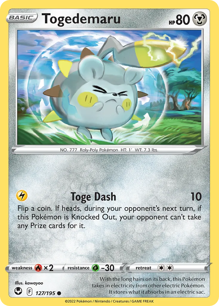 Togedemaru — SWSH12: Silver Tempest — Pokémon