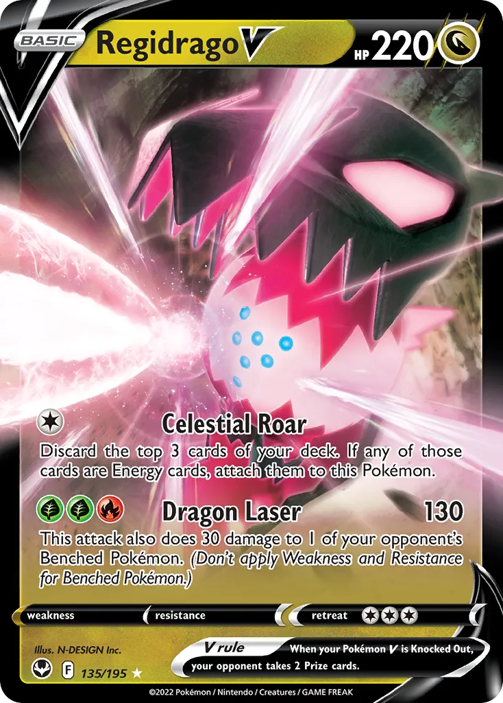 Regidrago V — SWSH12: Silver Tempest — Pokémon