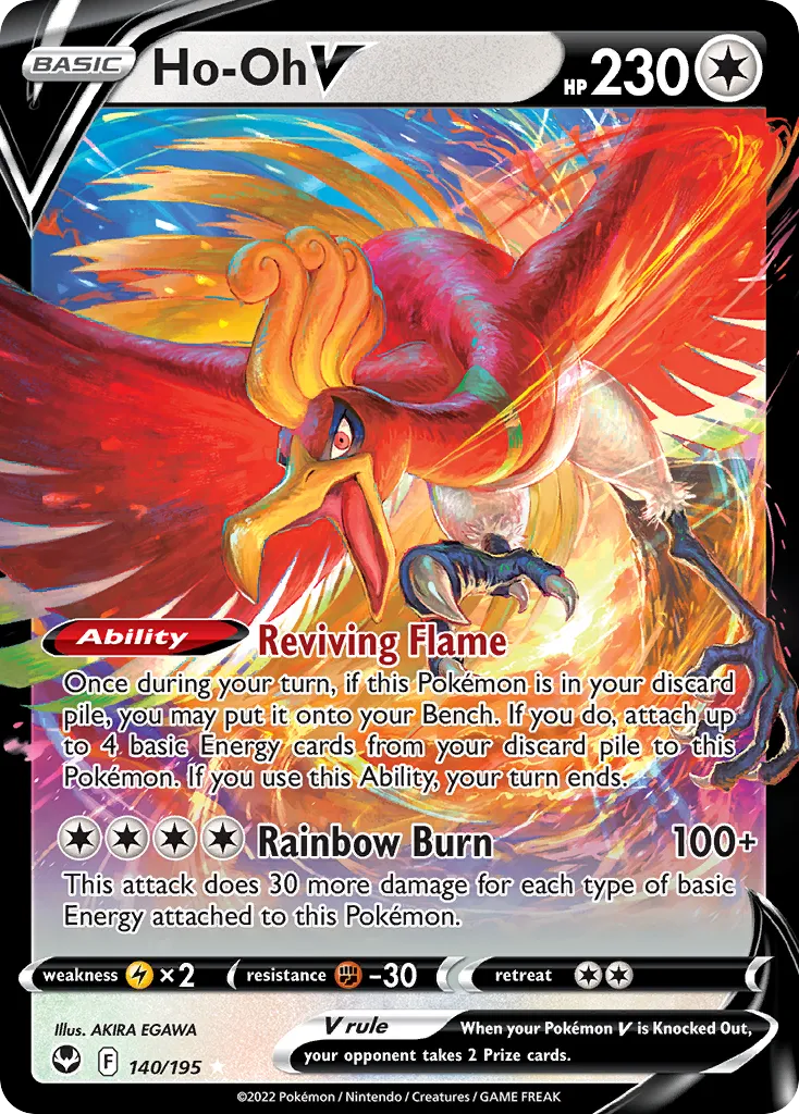 Ho-Oh V — SWSH12: Silver Tempest — Pokémon