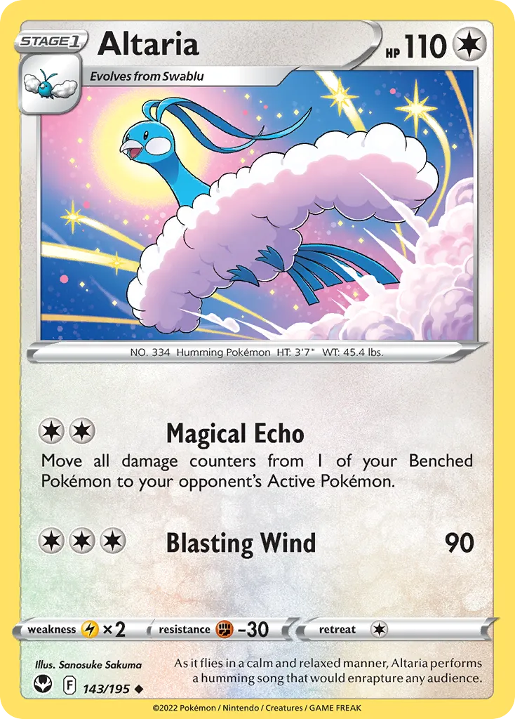 Altaria — SWSH12: Silver Tempest — Pokémon
