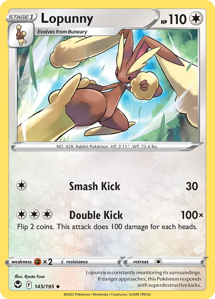 Lopunny — SWSH12: Silver Tempest — Pokemon
