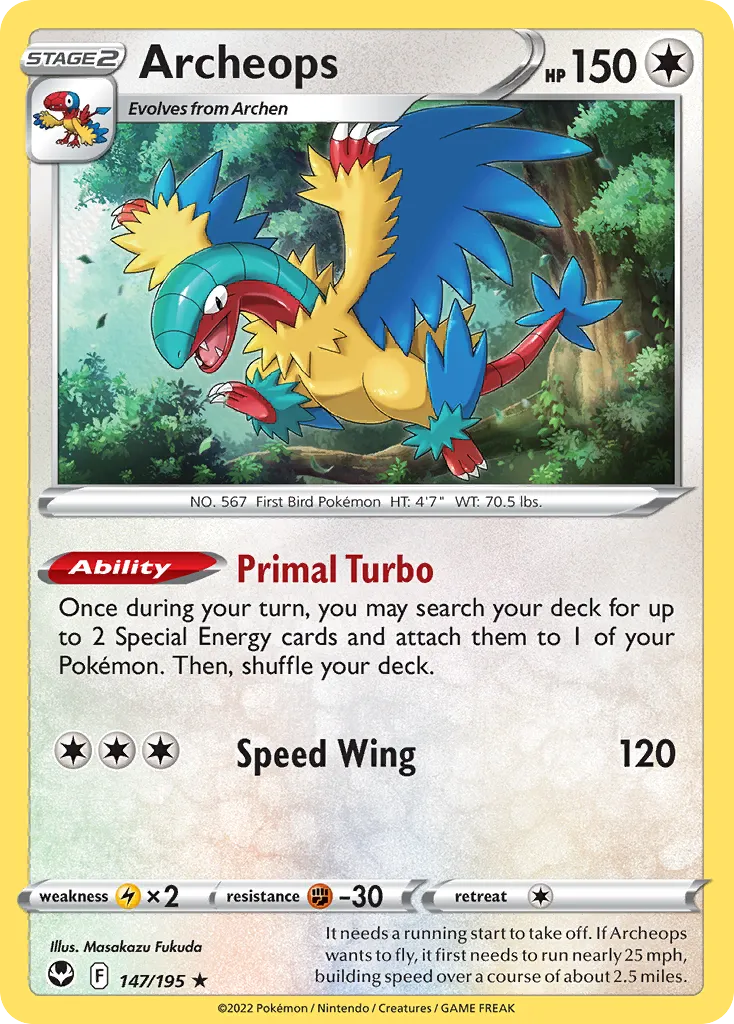 Archeops — SWSH12: Silver Tempest — Pokémon