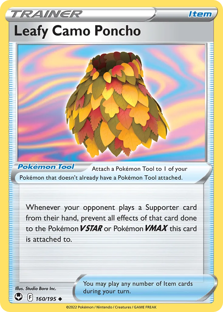 Leafy Camo Poncho — SWSH12: Silver Tempest — Pokémon