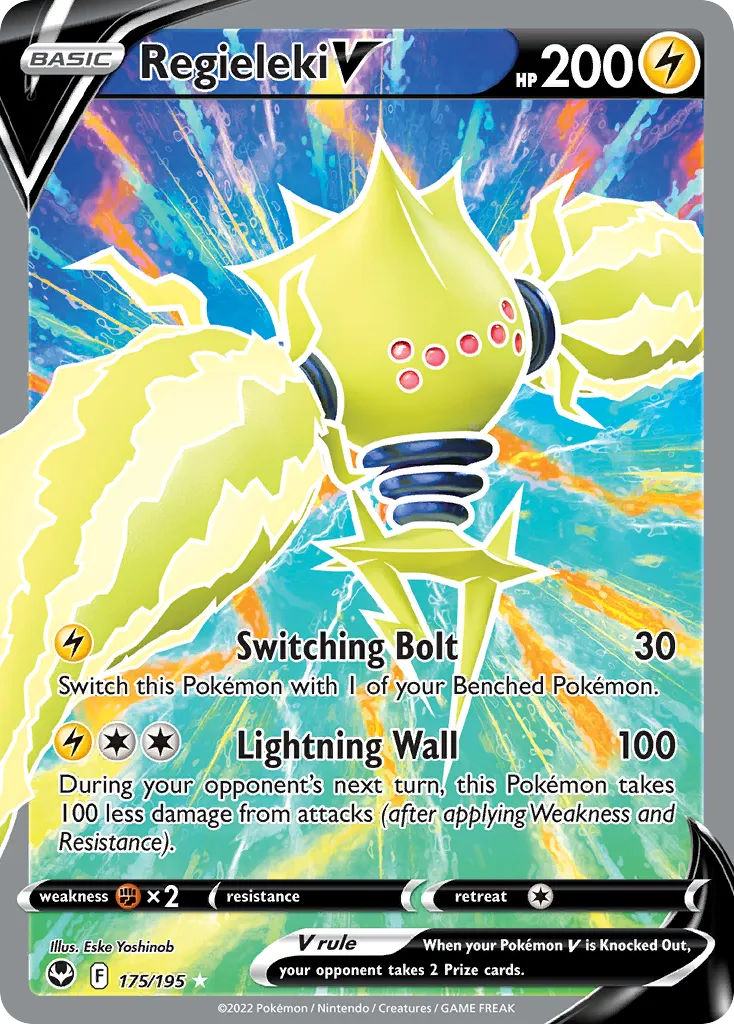 Regieleki V — SWSH12: Silver Tempest — Pokemon