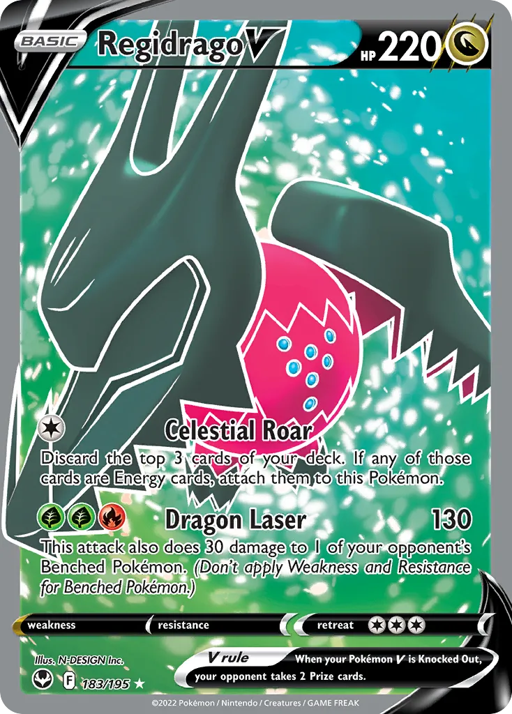 Regidrago V — SWSH12: Silver Tempest — Pokémon