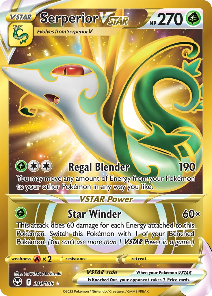 Serperior VSTAR — SWSH12: Silver Tempest — Pokémon