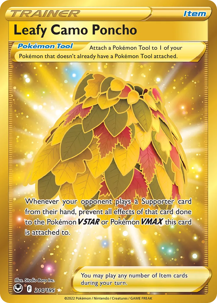 Leafy Camo Poncho — SWSH12: Silver Tempest — Pokémon