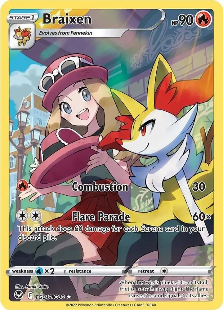 Braixen — SWSH12: Silver Tempest Trainer Gallery — Pokemon