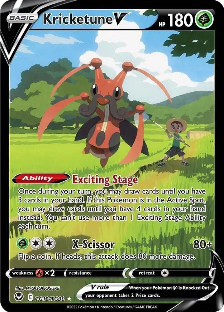 Kricketune V — SWSH12: Silver Tempest Trainer Gallery — Pokémon