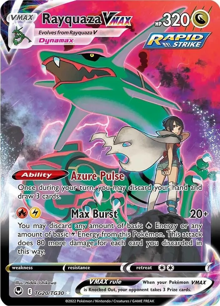 Rayquaza VMAX — SWSH12: Silver Tempest Trainer Gallery — Pokémon