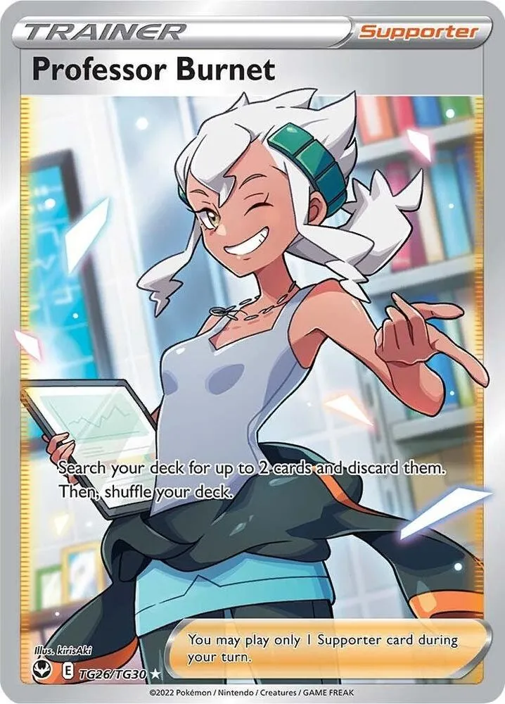Professor Burnet — SWSH12: Silver Tempest Trainer Gallery — Pokemon
