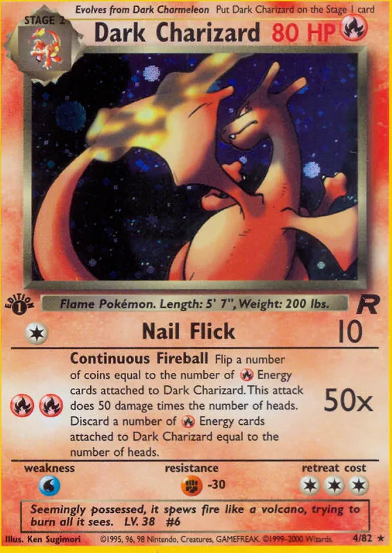 Dark Charizard — Team Rocket — Pokémon